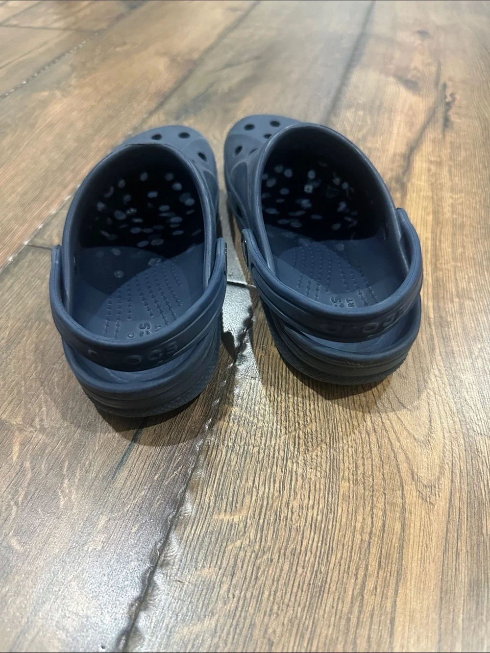 CROCS Kids Navy Blue Classic Clogs size 13